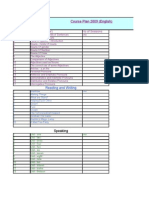 English Course Plan All 3 Levels