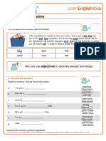 Grammar Games Adjectives Answers PDF