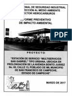 Informe Preventivo de Impacto Ambiental