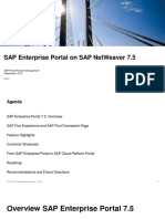 SAP Enterprise Portal On SAP NetWeaver 7.5