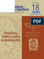 Medios, Periodismo y Política en América Latina