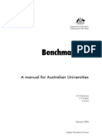 Benchmarking: A Manual For Australian Universities