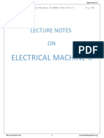 Lecture Notes On Electrical Machines II