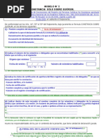 Modelo #2 de Constancia de Quórum