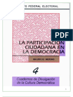 La Participación Ciudadana en La Democracia