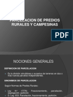 Subdivisión e Independización de Predios Rurales ENVIAR