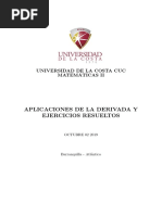 Aplicaciones de La Derivada PDF