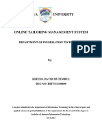 Online Tailoring Management System PDF