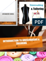 Dressmaking Introduction