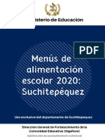 20 Menus Escolares 2020 Suchitepéquez