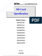 SD Card Specification: Model Name