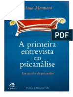 A Primeira Entrevista em Psicanalise - M. Mannoni