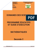 Programme Eductif Maths 2C CND 20-2