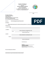 Salary Deduction Stoppage Form