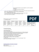 DS UV Commands