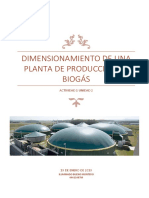 Dimensionamiento de Una Planta de Biogás PDF