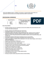 CCNA Resume - Template 3