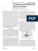 13 Analysis of TIG Welding Process Parameters For Stainless Steel (SS202) PDF