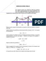 Ejercicios Sobre Cónicas