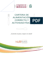 Cartera de Alimentacion y Actividad Fisica - Imss