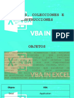 VBA en EXCEL: OBJETOS, COLECCIONES E INSTRUCCIONES 