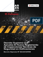 Reglamento de Inspecciones Tecnicas de Seguridad en Edificaciones Ley 27157 PDF