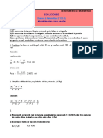 Examen Recuperación 3ºESO A 1trimestre (Soluciones) PDF