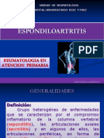 Espondiloartritis ATENCION PRIMARIA