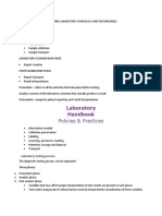 Laboratory Management Notes