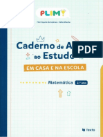 Caderno Apoio Ao Estudo - Fichas 2º Ano Matemática PLIM PDF