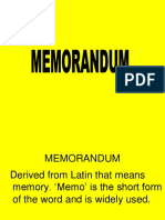 MEMORANDUM