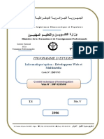 Programme Detude Développeur Multimédia