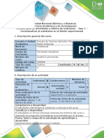 Guía de Actividades y Rúbrica de Evaluación - Fase 1 - Contextualizar Al Estudiante en El Diseño Experimental