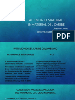 Diapositivas-Patrimonio Material e Inmaterial Del Caribe