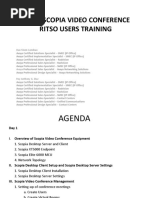 Avaya Scopia Video Conference Ritso Users Training