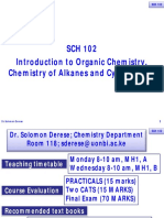 A-Sch 102 Introduction To Organic Chemistry