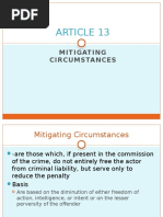 Mitigating Circumstances