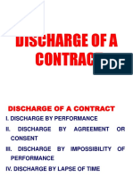 Discharge of Contract