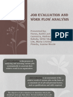 Groupp 6 - Job Evaluation and Work Flow Analysis KK