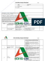 JSA For Leveling and Repairing