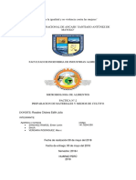 Preparacion de Materiale y Medios de Cultivo