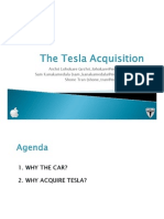 Tesla Motors' Acquisition by Apple