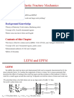 Elastic-Plastic Fracture Mechanics: Background Knowledge