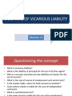 Module Iii - Vicarious Liability