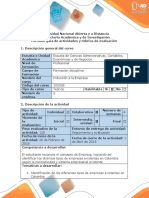 Guía de Actividades y Rubrica de Evaluación Paso 3 Elaborar El Trabajo Colaborativo Capitulos 3 y 4