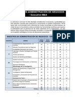 EPG USIL - MAESTRÍA EN ADMINISTRACIÓN DE NEGOCIOS - MBA EXECUTIVE - Sumilla PDF