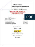 Flood Situation in Ichalkaranji (Sy Tpe 2019-20)