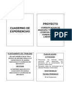 Cuaderno de Experiencias