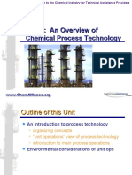 Unit 2: An Overview of Chemical Process Technology