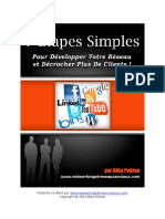 7 Étapes Simples Pour Développer Votre Reseaux Et Décrocher Plus de Clients PDF